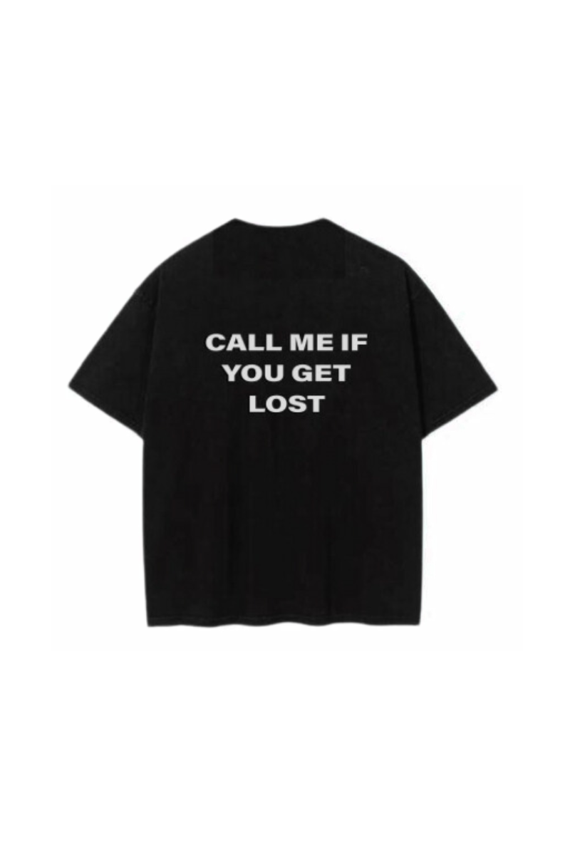 Lost Tee in Midnight Black