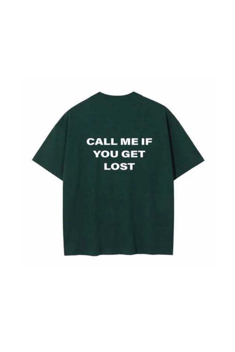 Lost Tee in Forest Green