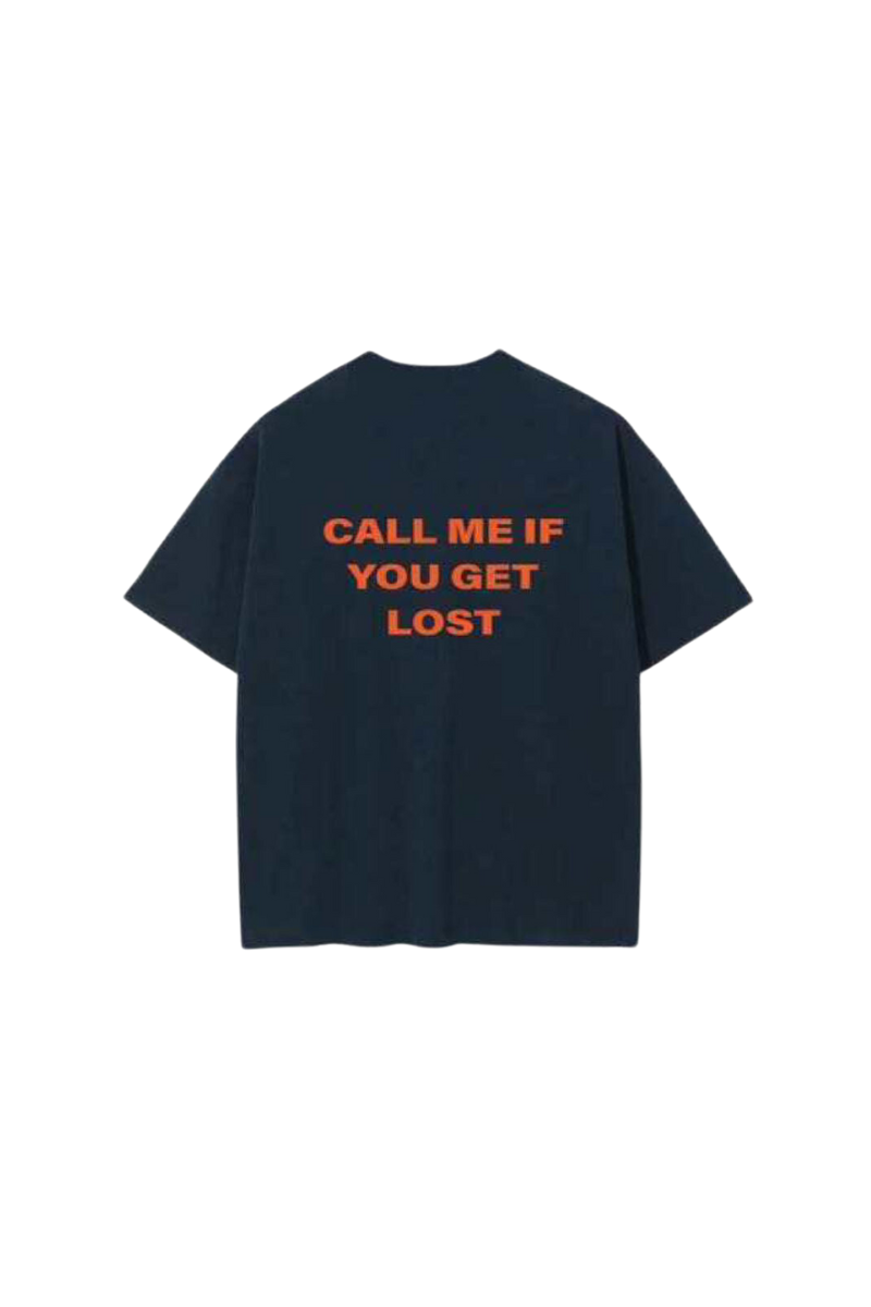 Lost Tee in Deep Blue