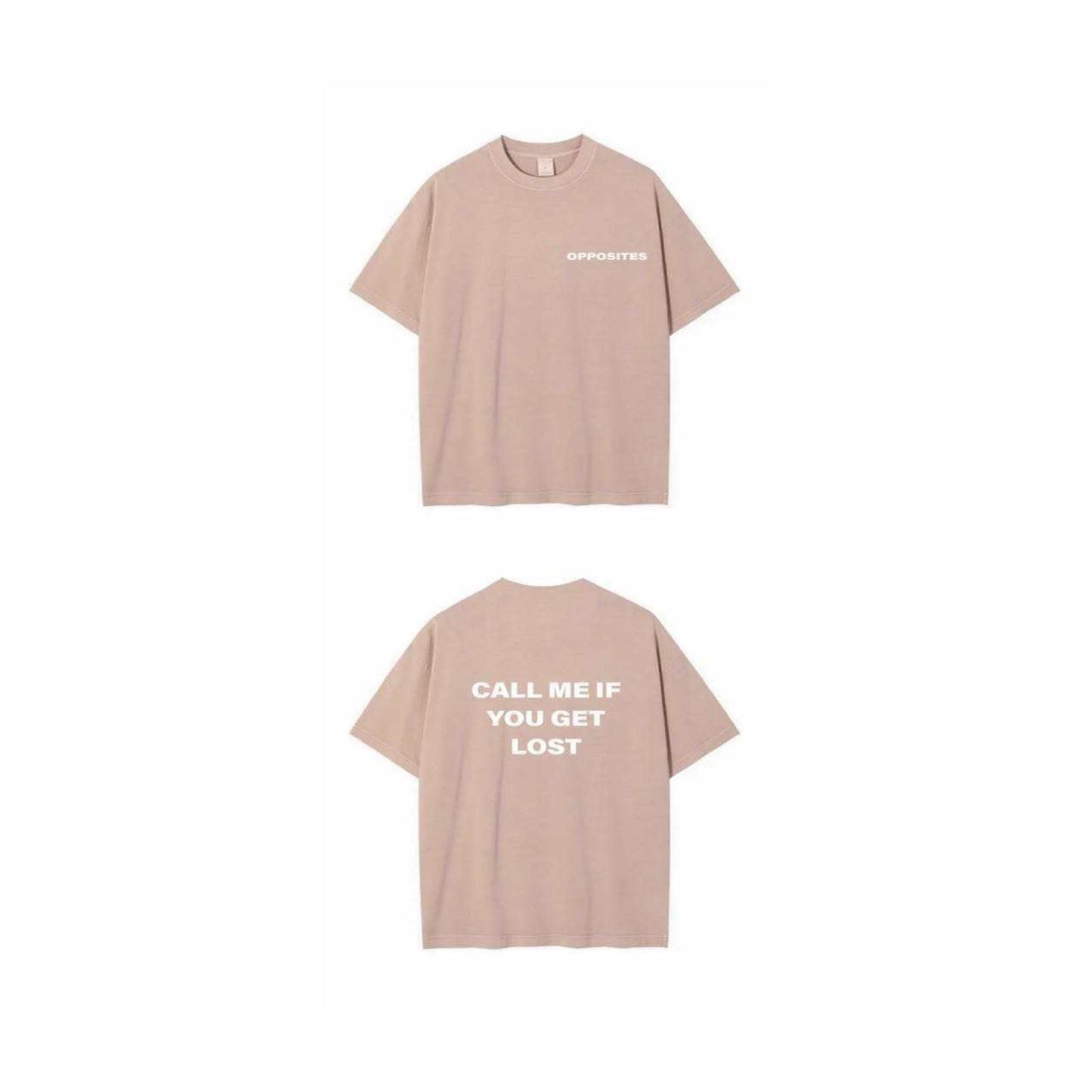 Lost Tee in Dusty Pink